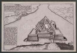 Cca 1704 Id. Gabriel Bodenehr (1664/1673-1758/1765): Comorra Oder Comarinum, A Komáromi Erőd Látképe, Rézmetszet, Papír, - Estampes & Gravures