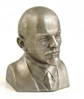 Lenin Büszt, Alumínium, Jelzés Nélkül, M: 16 Cm. - Sonstige & Ohne Zuordnung