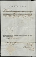 1848 Királyi Közalapítványi Főtisztségek Hivatala Nyugtatvány A Papírfelzetes Viaszpecséttel - Ohne Zuordnung