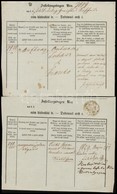 1859-1932 3 Db Reklámos Távirat és Kézbesítési ív (Hunyadi János Keserűvíz, Nektár Gyógytápsör) - Non Classificati