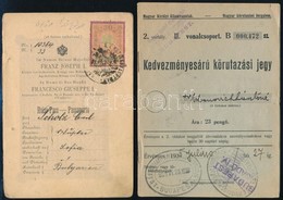 Cca 1900-1935 3 Db Utazási Igazolvány és Hiányos útlevél - Non Classés