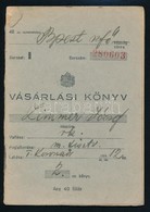 1943 Kitöltött Vásárlási Könyv - Non Classificati