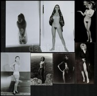 Tessék, Tessék - Cca 1970 és 1987 Között Készült, Szolidan Erotikus Felvételek, 10 Db Vintage Fotó és/vagy Mai Nagyítás  - Altri & Non Classificati