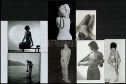 Női Szerepek - Cca 1973 és 1986 Között Készült, Szolidan Erotikus Felvételek, 9 Db Vintage és/vagy Mai Nagyítás + 8 Db V - Other & Unclassified