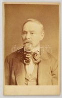 Cca 1880 Saxlehner András (1815-1889) ásványvízgyáros Fotója 7x10 Cm - Altri & Non Classificati