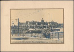 1928 Budapest, A Budai Vár, Kartonra Kasírozott Fotó, Hátoldalon Dátumozva, 11×17 Cm - Altri & Non Classificati