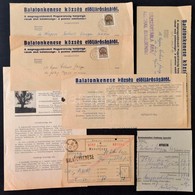 Cca 1930 Balatonnal Kapcsolatos Nyomtatványok, Iratok Tétele: Akarattyás Értesítő I. évf. 9. Szám. + Balatonkenesei Okmá - Sonstige & Ohne Zuordnung