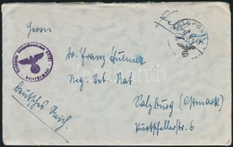 1941 Német Tábori  Postai Bélyegzéssel Ellátott Levél - Ohne Zuordnung