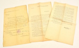 1940 A M. Kir. Honvéd Légvédelmi Tüzérosztály Parancsnokságának Származási Igazolása + Honvédelmi Minisztériumi Körlevél - Non Classificati