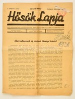 1938 A Hősök Lapja I. évfolyam 2. Szám. - Sin Clasificación