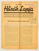 1938 A Hősök Lapja I. évfolyam 2. Szám. - Non Classificati