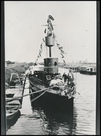 Cca 1918 A Dunai Flottila 'b' őrnaszádja, Az 1980-as években Eredeti Negatívról Előhívott Másolat, Hátoldalon Feliratozv - Sin Clasificación