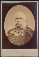 Lord William Paget (1803-1873) Kapitány Fényképe / Original Photograph Of The British Commander And Captain. 11x17 Cm - Non Classés