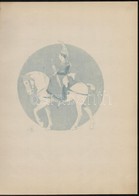 1890 Louis Vallet (1856-1940 Lovas Katonákat ábrázoló 5 Db Színes Fametszet. / Wood Engravings Of Horses And  Soldiers.  - Ohne Zuordnung