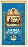 Vízi Sporttérképek 5.: A Duna A Budapest-Vác Szakaszának Térképe, 1:25000, M. Kir. Állami Térképészet, Vászonra Ragasztv - Altri & Non Classificati