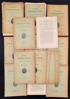 1891-1902 Akadémiai Értesítők, összesen: 16 Füzet: 1891. Augusztus 20. Füzet, 1891. November 23. Füzet, 1894. Május 53.  - Non Classés