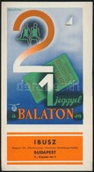 Cca 1930 2 Egy Jeggyel A Balatonon, IBUSZ Prospektus - Sin Clasificación