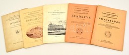 1935-1971 5 Db Iskolai értesítő: 
1935 Soproni Szent Orsolya-Rend Budapesti Tanítóképző-Intézetének és Elemi Leányiskolá - Sin Clasificación