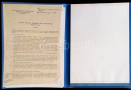 1962 Magyar Szocialista Munkáspárt VIII. Kongresszusa Mappa, Jegyzettömbbel, Nyomtatványokkal - Ohne Zuordnung