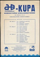1987 Hódmezővásárhely, AB-Kupa Hungalu Nemzetközi Vízilabdatorna Műsora - Non Classés