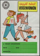 Cca 1980 'Vegyél Részt Versenyünkön' MHSZ Plakát, 41,5x29 Cm - Sonstige & Ohne Zuordnung