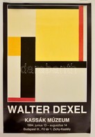 1994 Walter Dexel, Kiállítási Plakát, Bp. Kassák Múzeum, 73x50 Cm. - Sonstige & Ohne Zuordnung