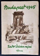 Zádor István: Budapest 1945. Zádor István Rajzai. Bp.,(1945),Officina, 4 Sztl. Lev.+28 T. Kiadói Papírkötés, Sérült Köté - Non Classés