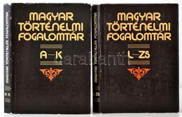 Bán Péter(szerk.): Magyar Történelmi Fogalomtár I-II. Kötet. Bp., 1989, Gondolat. Kiadói Egészvászon Kötés, Papír Védőbo - Sin Clasificación