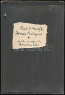 Babits Mihály: Jónás Könyve. Leírta és Rajzolta Borsos Miklós. Bp., 1974, Szépirodalmi. Kiadói Egészvászon-kötés, Műanya - Sin Clasificación