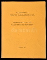 Agostino Di Duccio Egy Ismeretlen Madonnája. Különlenyomat A Petrovics Elek Emlékkönyvből. Bp., 1934. 18p. Kétnyelvű, Ma - Sin Clasificación