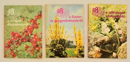 3 Db 88 Színes Oldal Sorozatból: 
Galambosi Bertalan: A Fűszer- és Gyógynövényekről, Wertán Zsolt: A Sziklakerti Növénye - Non Classés