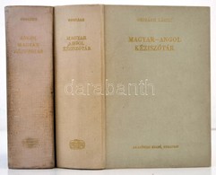 Országh László: Angol-magyar, Magyar Angol Kéziszótár. Bp.,1973, Akadémiai Kiadó. Kiadói Egészvászon-kötés, Fakó, Kissé  - Sin Clasificación