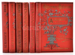 1908-1916 Egyetemes Regénytár Alamanchja 4 Kötet - Egyetemes Regénytár Mikszáth Alamancja 2 Kötet, összesen 6 Kötet. Sze - Ohne Zuordnung