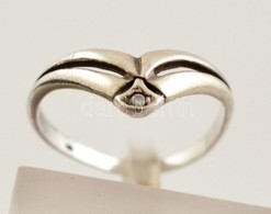 Női Ezüst Gyűrű. Jelzett / Silver Ring Size:58 1,9g - Autres & Non Classés
