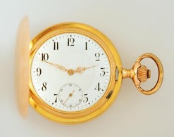 14K Arany, Mechanikus Zsebóra, Hibátlan Számlappal, Működő, Szép állapotban Br 93 G / Gold Pocket Watch - Sonstige & Ohne Zuordnung