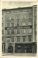 ** * 2 Db RÉGI Német és Osztrák Városképes Lap: Wetzlar Goethes Wohnhaus, Salzburg, Mozart's Geburtshaus / 2 Pre-1945 Ge - Sin Clasificación