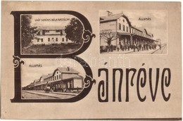 * T2 Bánréve, Gróf Serényi Béla Kastély, Vasútállomás, Vasutasok. Art Nouveau Iniciálés Díszítés - Sin Clasificación