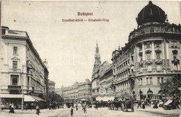 T2/T3 Budapest VII. Erzsébet Körút, Villamosok, Takarékpénztár, Fogorvos (EK) - Ohne Zuordnung