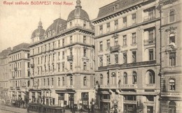 ** T1 Budapest VII. Royal Szálloda (mai Corinthia Szálloda), Villamos, Magyar Leszámítoló Bank, Székely Ignác Szerszám R - Ohne Zuordnung