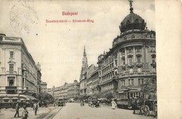 * T2/T3 Budapest VII. Erzsébet Körút, Villamos, Fogorvos, Takarékpénztár, üzletek (Rb) - Sin Clasificación