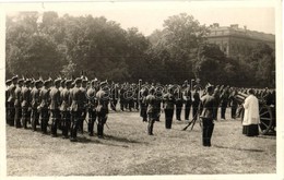 ** T2 Budapest VIII. Ludovika Akadémia, Katonák Eskütétele, Schäffer Udv. Fényképész, Photo - Sin Clasificación