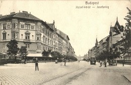 T2/T3 Budapest VIII. József Körút, Valéria Kávéház, Villamos, Utcaseprő (EK) - Ohne Zuordnung