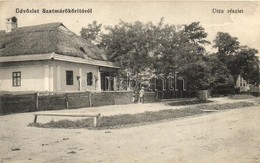 T2 1918 Ököritófülpös, Szatmárököritó; Utcakép, Weisz Albert és Fia üzlete és Saját Kiadása - Ohne Zuordnung