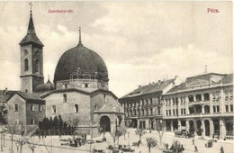 T2 Pécs, Széchenyi Tér, Dzsámi (belvárosi Plébánia), Piaci árusok. Kiadja Fürst Lipót - Ohne Zuordnung