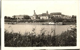 * T1/T2 Szolnok, Tisza Part, Szeged Oldalkerekes Vontató Gőzhajó. Bánó Ernő Photo - Ohne Zuordnung