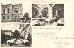 T2 1903 Szombathely, Posch Testvérek Casino Vendéglő, Belső, Kerthelyiség - Ohne Zuordnung