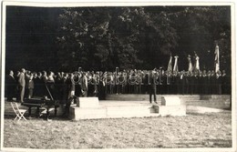 * T2 1930 Tatatóváros, Dalos-ünnepély Emlékére, Főjegyző és Bíró Aláírása. Photo - Ohne Zuordnung