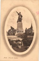 T2 Arad, Kossuth Lajos Szobor / Statue + K.u.K. Rekonvaleszenten Abt. Beim Ers. Baon. 33. Arad - Non Classificati