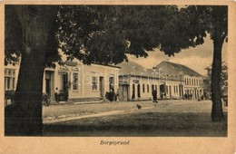 * T2/T3 Borgóprund, Prundu Bargaului; Utcakép Telefonnal és Teofil Bala üzlete / Street View With Telephone And Shops  ( - Non Classificati