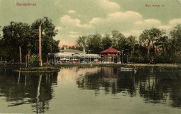 T2/T3 Buziás-fürdő, Buzias; Szent Antal Tó, Vendéglő, étterem, Zenepavilon. Francz József Kiadása / Lake, Restaurant, Mu - Non Classificati